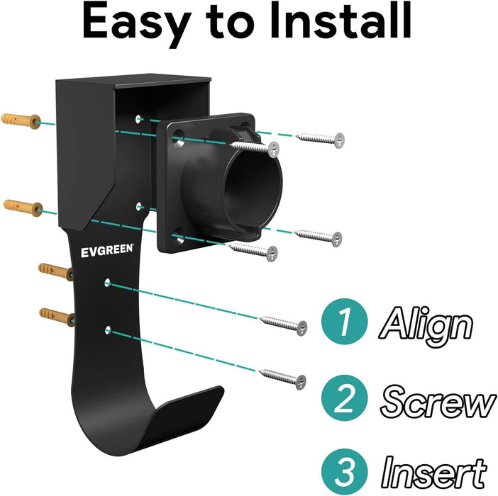 J1772 EV Charger Holder